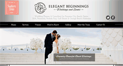 Desktop Screenshot of elegant-beginnings.com